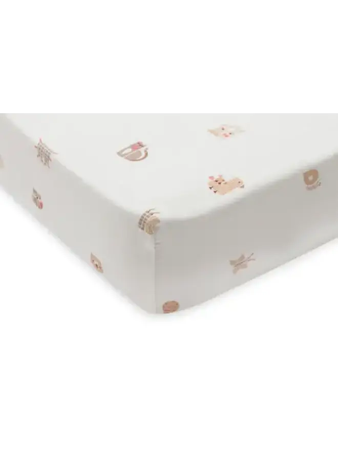 Hoeslaken Jersey 40/50x80/90 - Animal Friends - Jollein