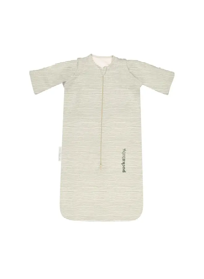 Slaapzak Newborn - Cotton - Green Stripes - Puckababy