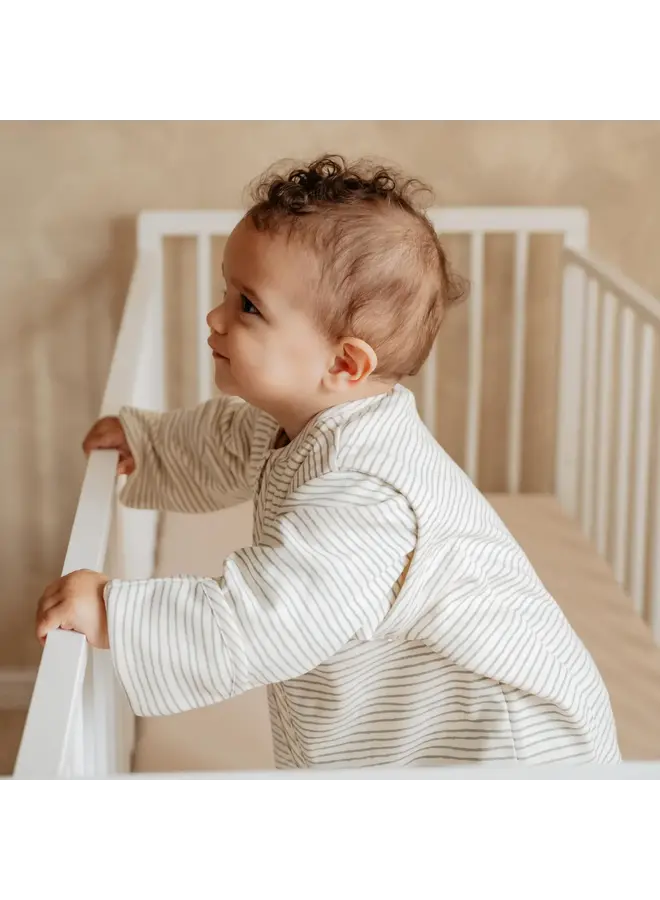 Slaapzak Newborn - Cotton - Green Stripes - Puckababy