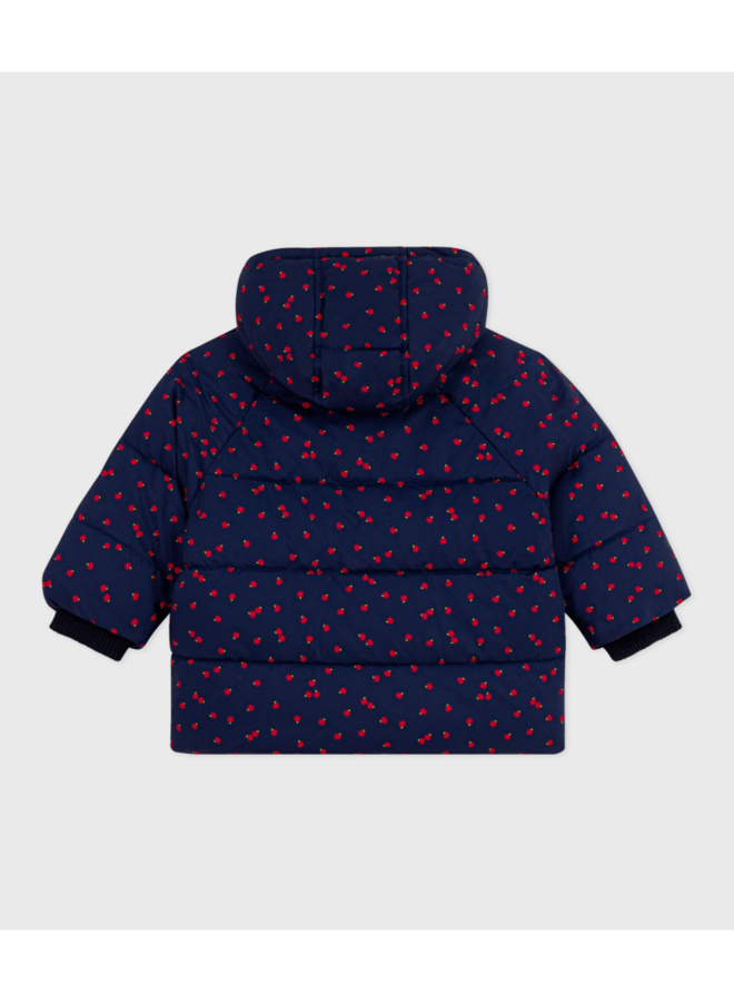 Gewatteerde jas - Appeltjes - Petit Bateau