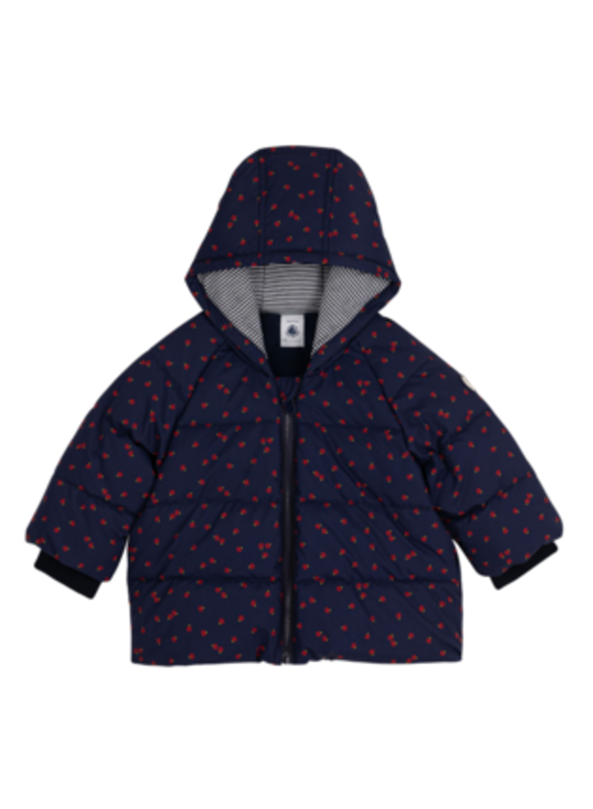 Gewatteerde jas - Appeltjes - Petit Bateau