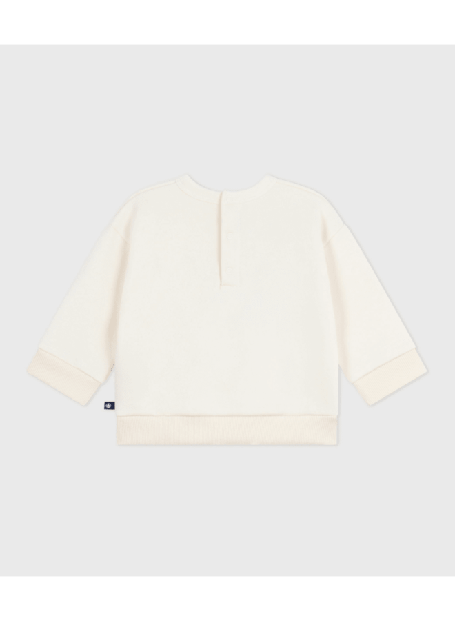 Sweatshirt Heart - Milk - Petit Bateau