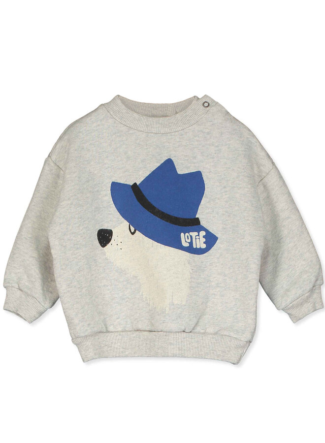 Sweater - Chill Dog Grey - Lotiekids Baby