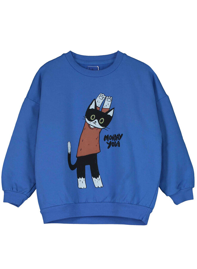 Sweater - Yogui Cat Inc Blue - Lotiekids