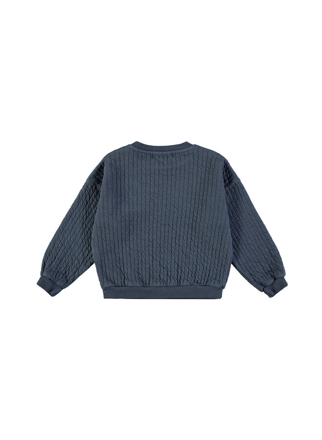 Sweater - Quilted Night Blue - Babyclic