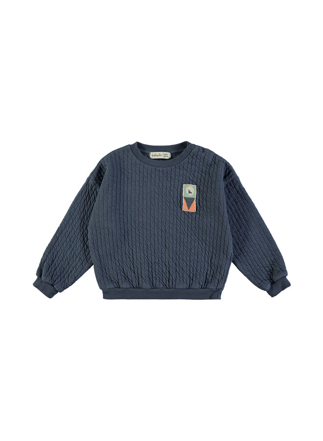Sweater - Quilted Night Blue - Babyclic