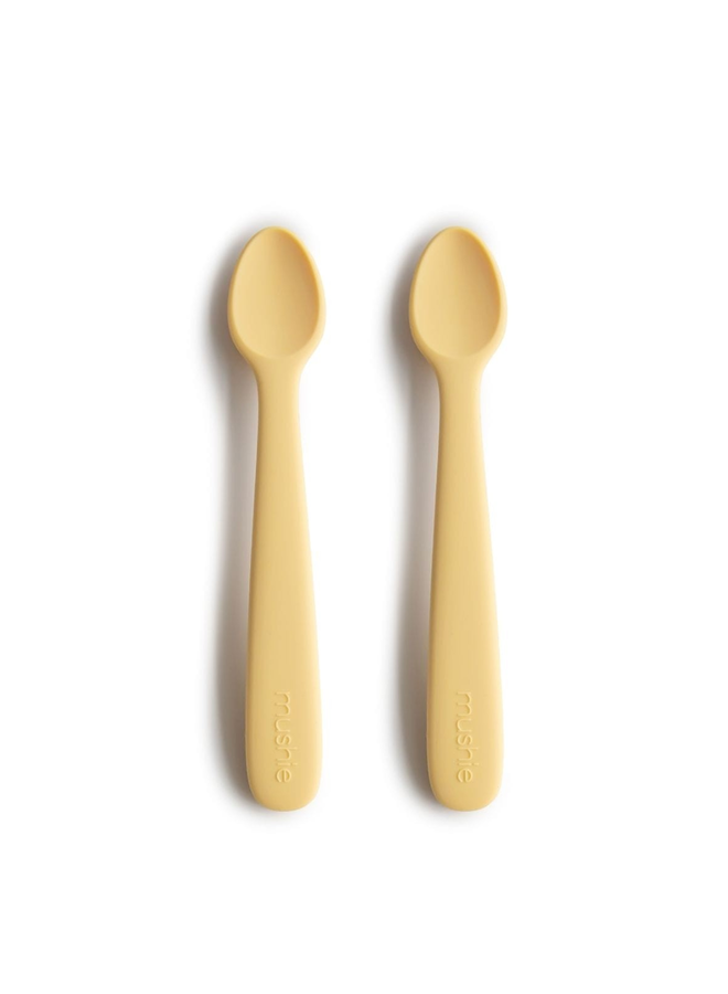 Set Siliconen babylepels - Pale Daffodil - Mushie