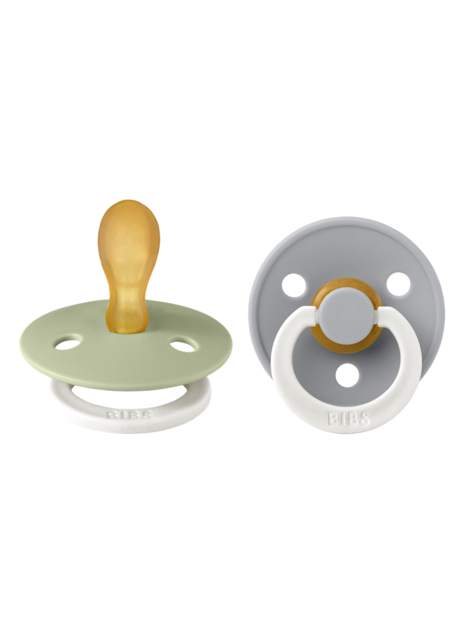 Duo BIBS Symetrical - Sage/Cloud - Glow In The Dark