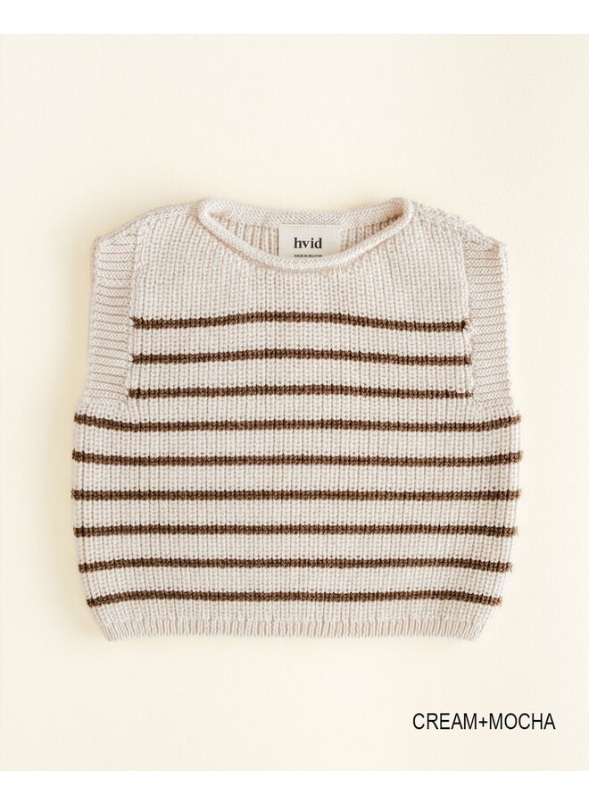 Vest Harvey - Cream/Mocha - HVID