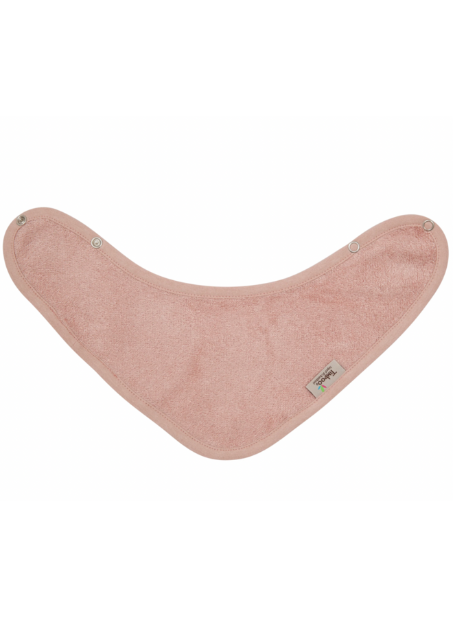 Kwijlslabbetje (dubbel gelaagd) - Misty Rose - Timboo