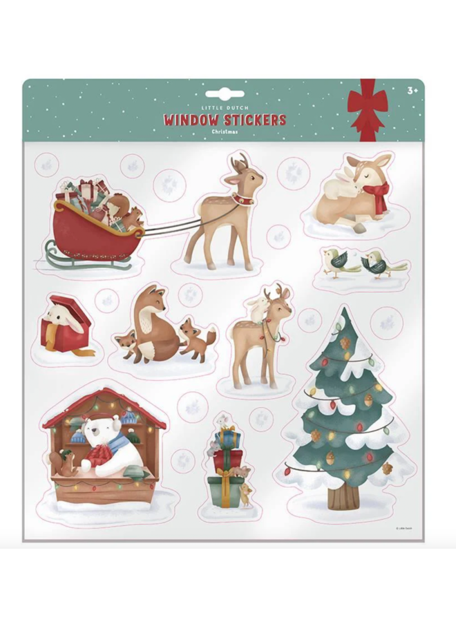 Raamstickers Kerst - Little Dutch