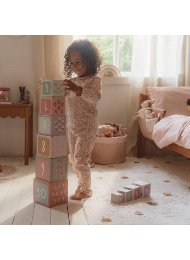 Vloerkleed Stippen Rose - 120x170 - Little Dutch