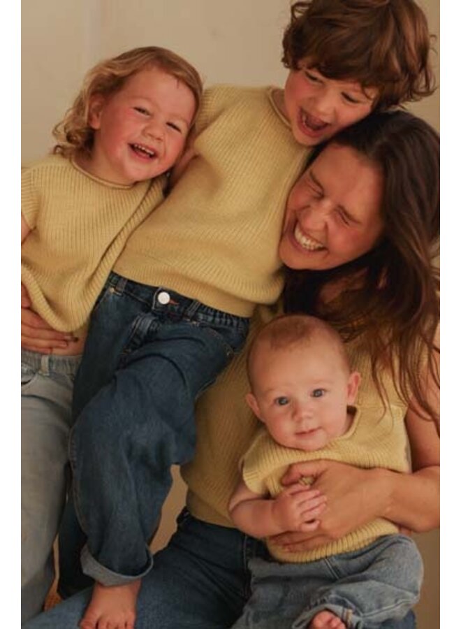 Vest Harvey Kid - Light Yellow - HVID