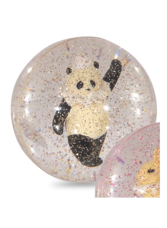 Glitter Bouncing Ball - Panda - Konges Slojd