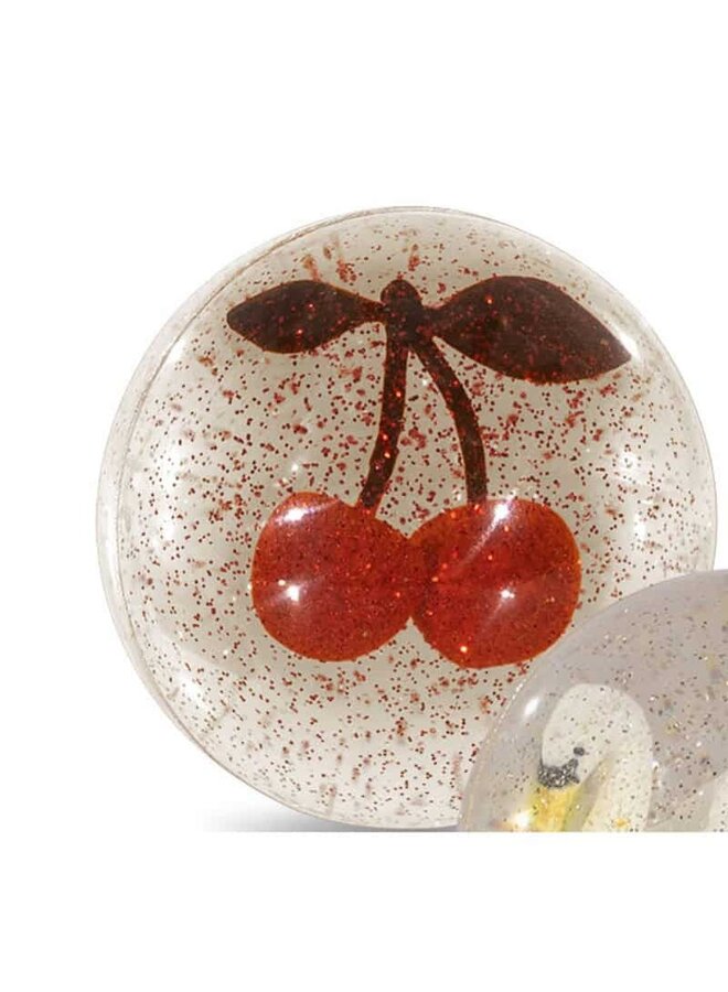 Glitter Bouncing Ball - Cherry - Konges Slojd