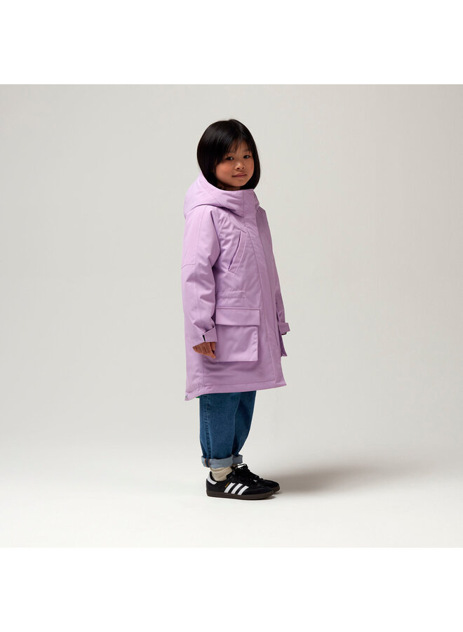 Waterproof Parka Fast Camel - Purple - Gosoaky
