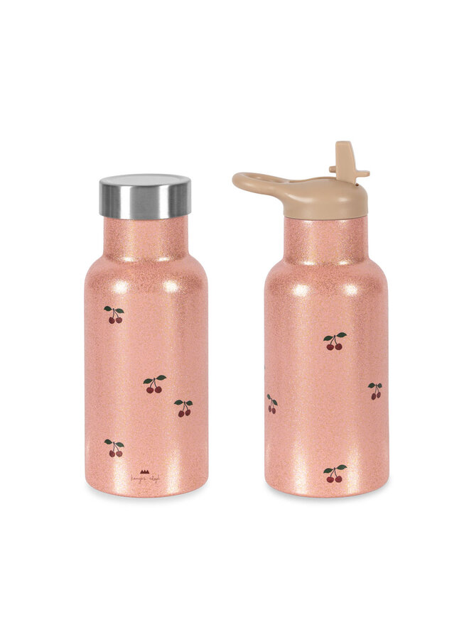 Thermo Bottle - Cherry Glitter - Konges Slojd