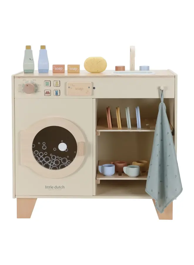Houten wasmachine - Little Dutch