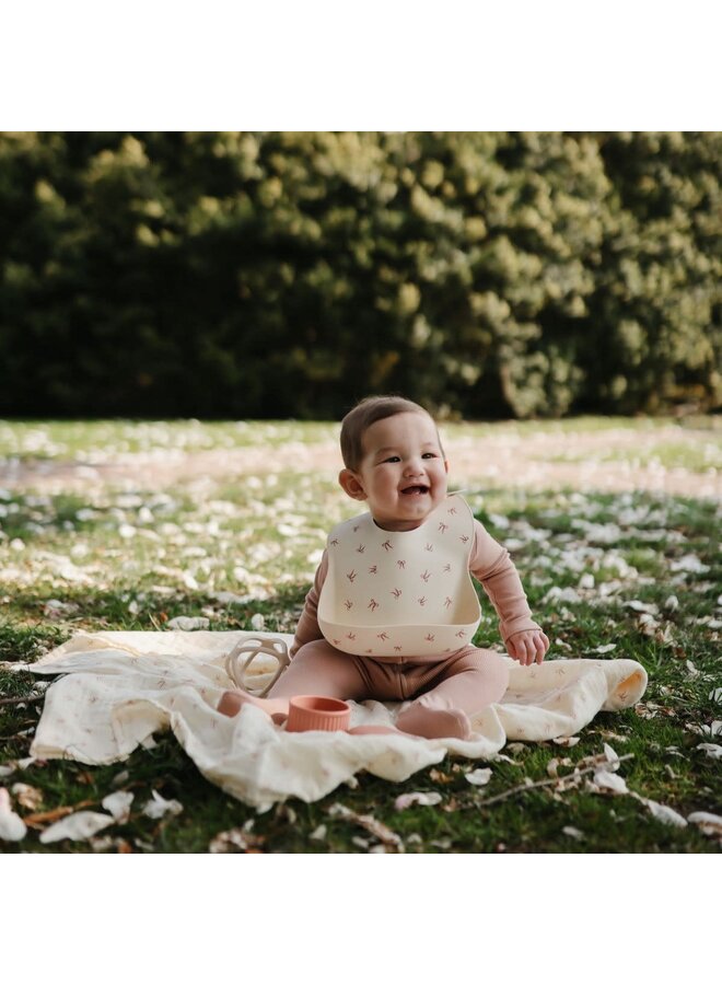 Silicone Bib - Bows - Mushie