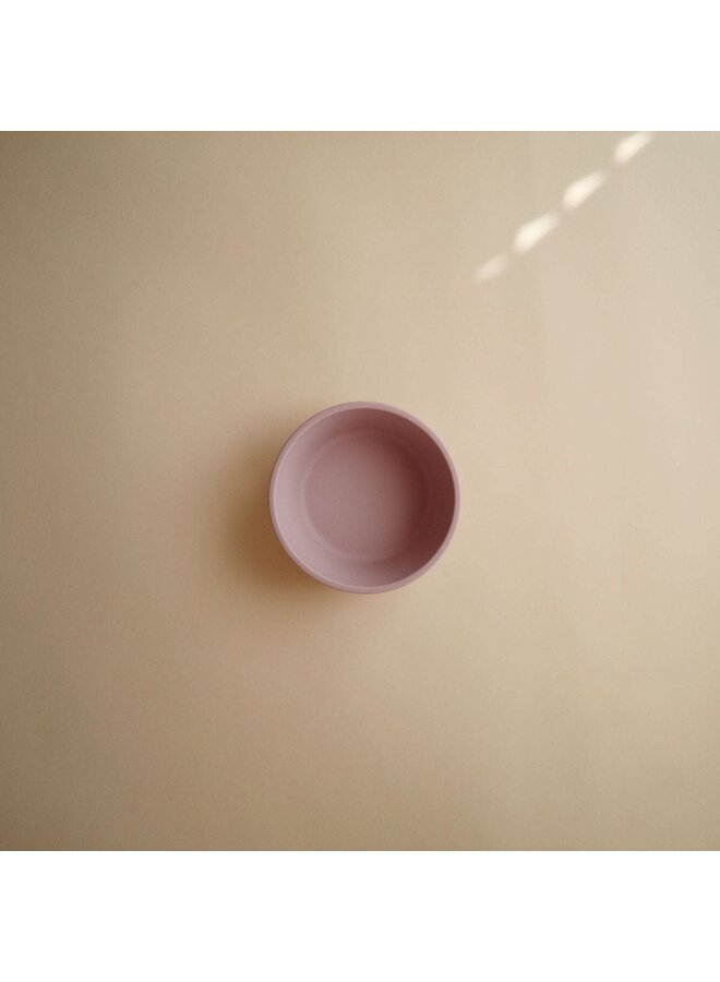Siliconen kom met zuignap - Soft Lilac - Mushie