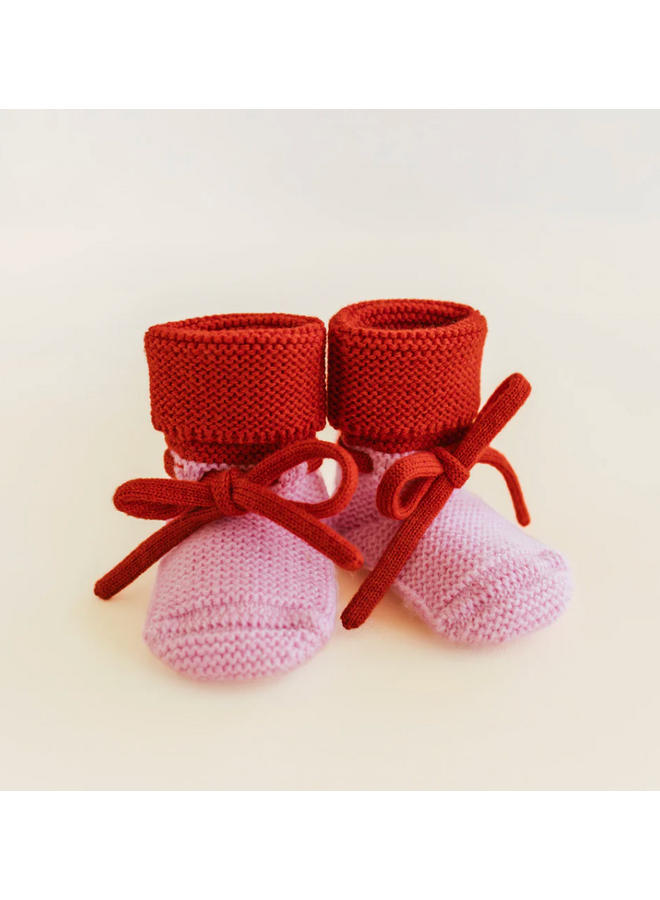 Happy Booties - Cotton Candy/Red - HVID