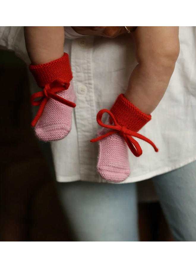 Happy Booties - Cotton Candy/Red - HVID