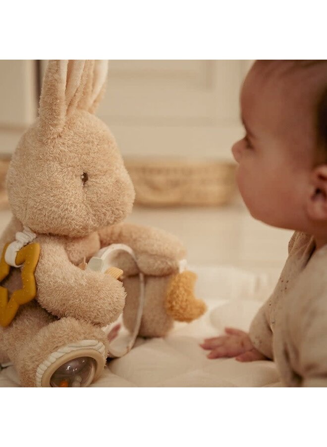 Activiteitenknuffel Baby Bunny - Little Dutch