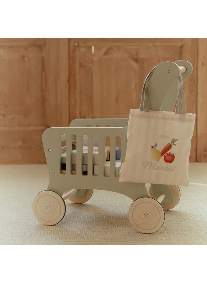 Houten Winkelwagen - Little Dutch