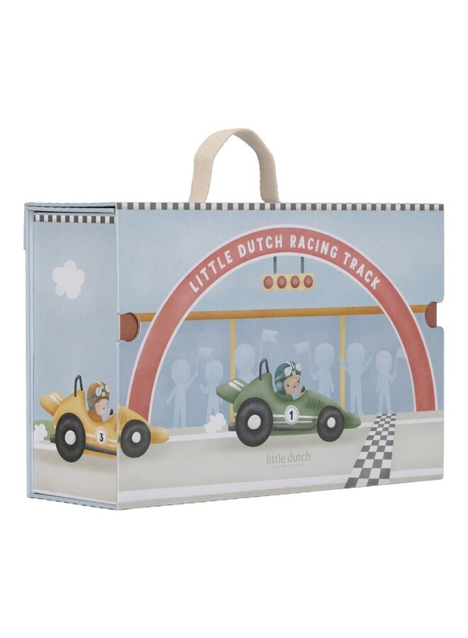 Speelkoffer met racebaan - Little Dutch