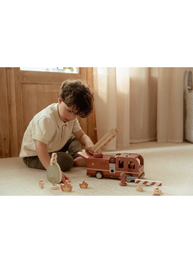 Brandweerwagenset - Little Dutch