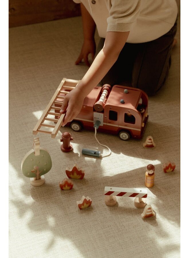 Brandweerwagenset - Little Dutch