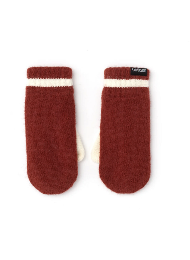 Wanten - Cute rabbit - Brick red - Gosoaky