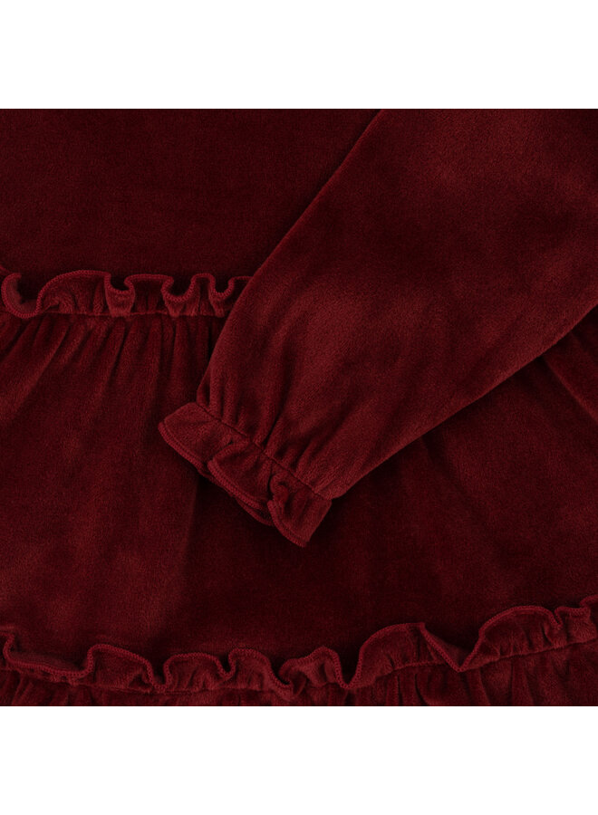 Jingle Dress - Velours Jolly Red - Konges Slojd