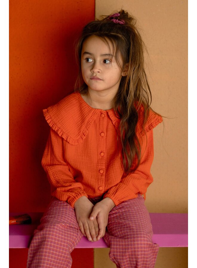 Ril Pants - Chili Checkered - Nixnut