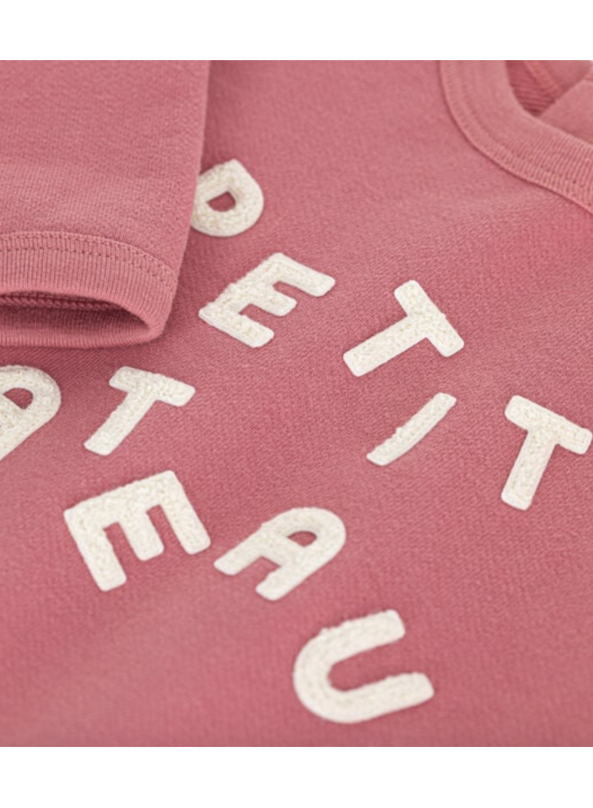 Fleece Sweatshirt - Rose - Petit Bateau