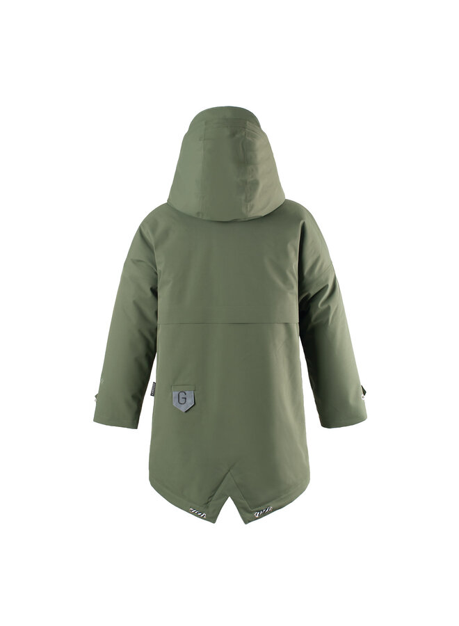 Waterproof Parka Desert Fox - Deep Lichen Green - Gosoaky