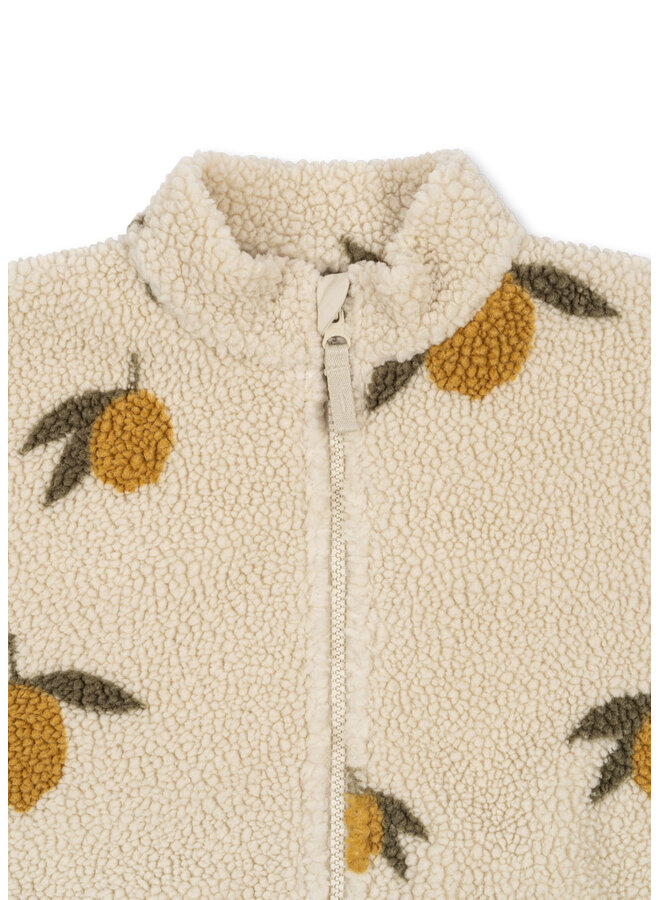 Jody Teddy Jacket Grs - Mon Grand Citron Sage - Konges Slojd