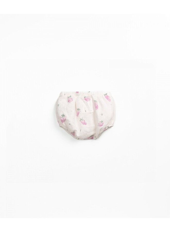 Printed Woven Shorts - Strawberry - Play Up