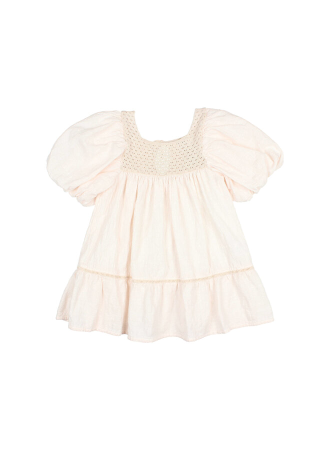 Boho Combi Dress - Ivory - Buho