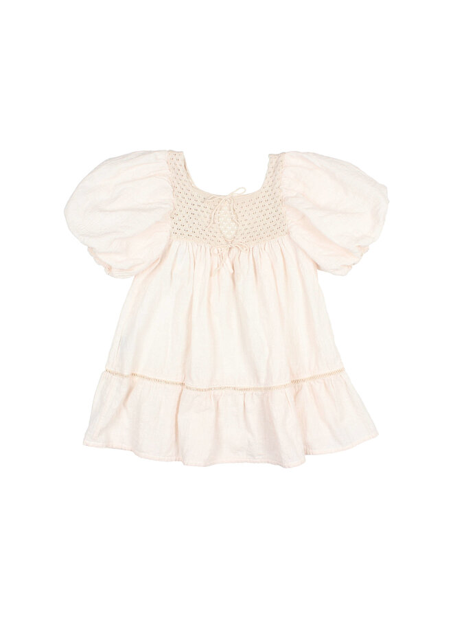 Boho Combi Dress - Ivory - Buho