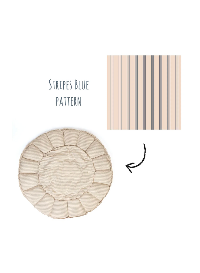 Speelkleed Bloom - Stripes Blue - Play & Go