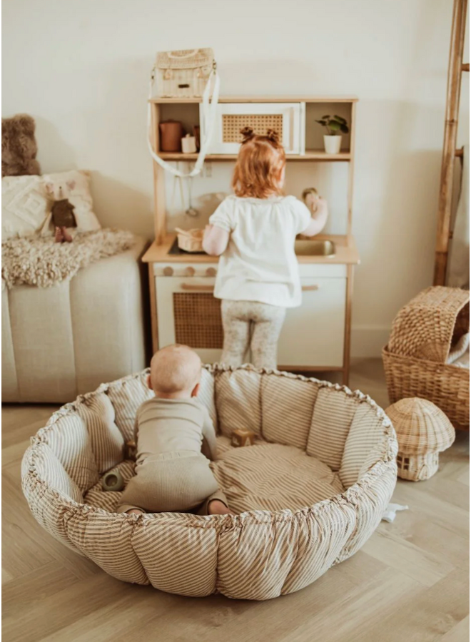 Speelkleed Bloom - Stripes Blue - Play & Go