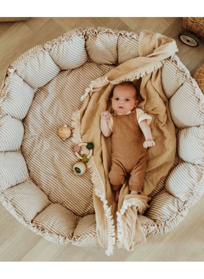 Speelkleed Bloom - Stripes Blue - Play & Go