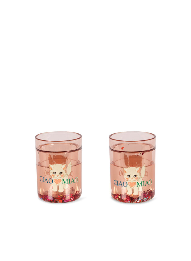 2 Pack Glitter Cups - Ciao Miao - Konges Slojd