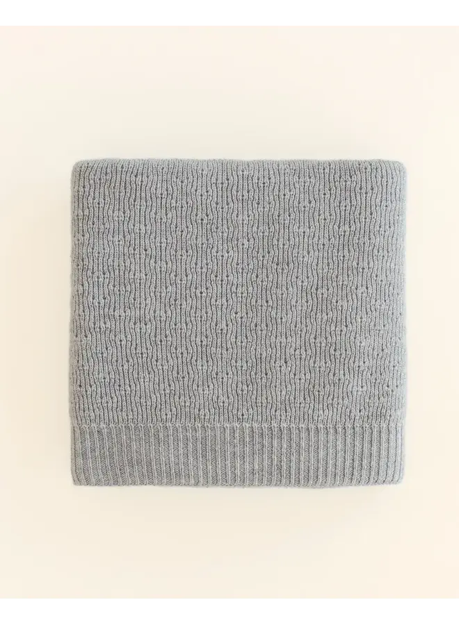 Blanket Dora - Grey Melange - HVID