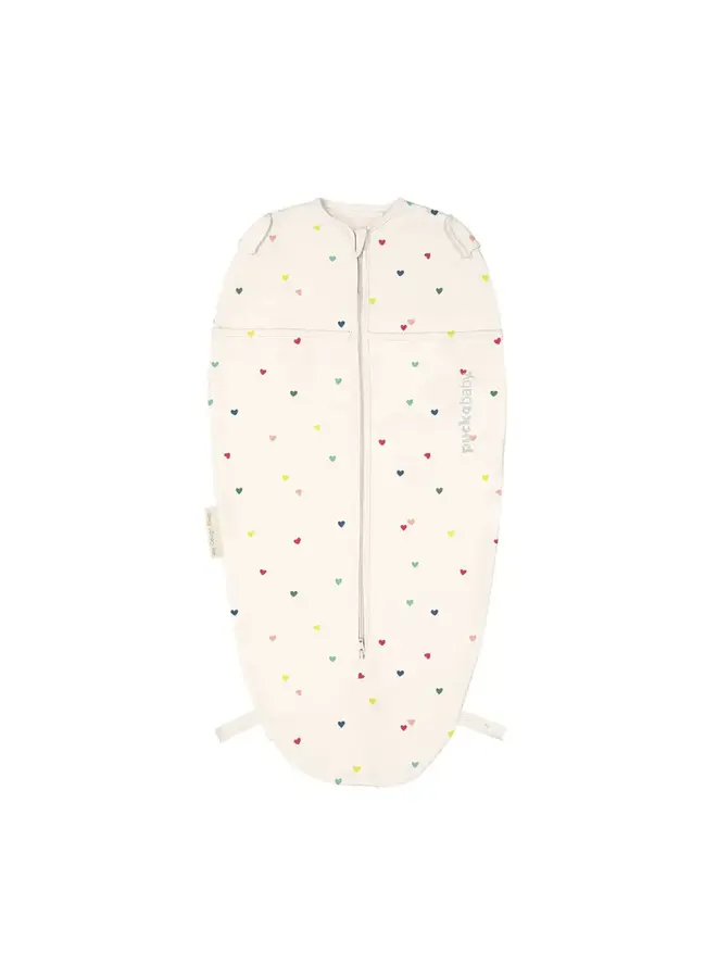 Inbakerslaapzak Mini 3/6M - Cotton - Confetti Hearts - Puckababy