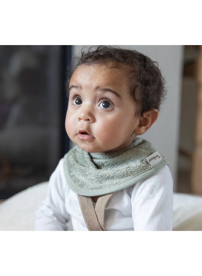 Kwijlslabbetje (dubbel gelaagd) - Green Whisper - Timboo