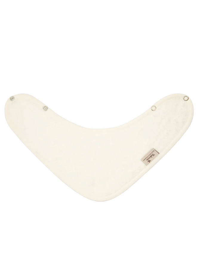 Kwijlslabbetje (dubbel gelaagd) - Daisy White - Timboo