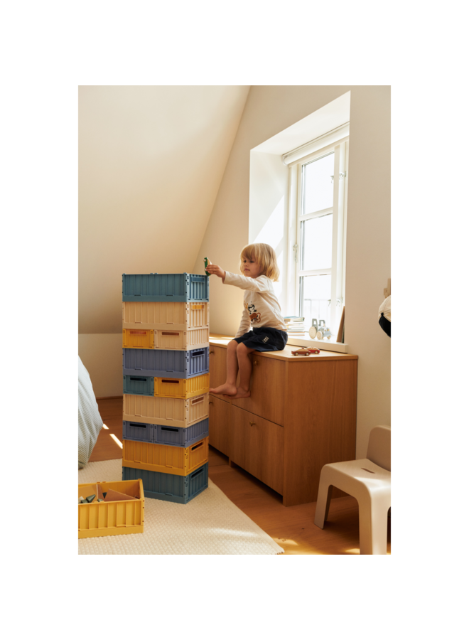 Weston Storage Box S 2-pack - Lemon yellow - Liewood