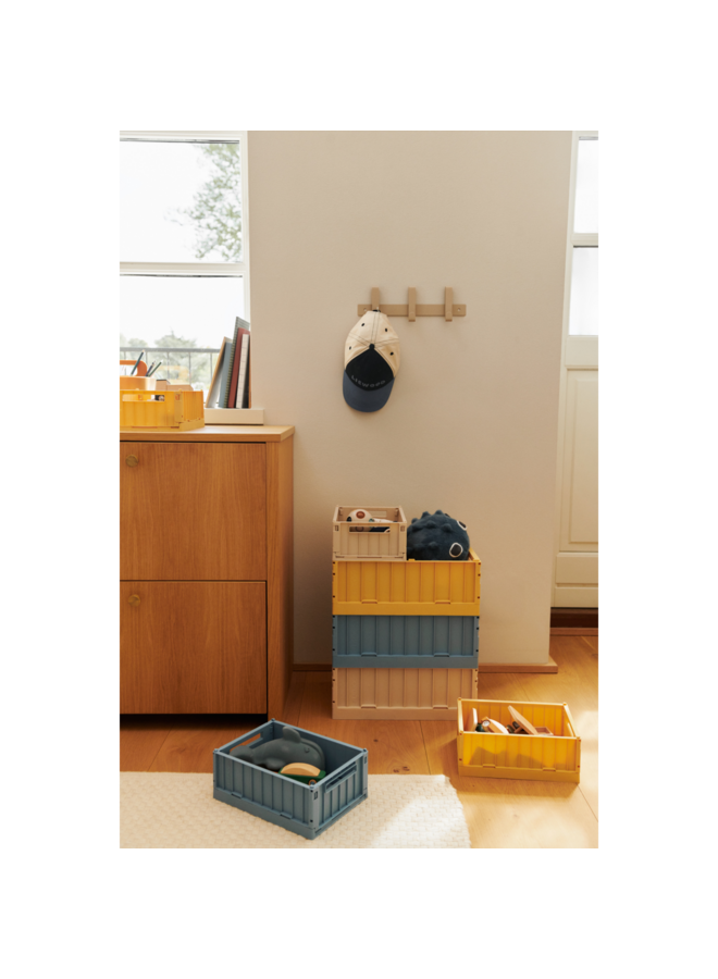 Weston Storage Box S 2-pack - Lemon yellow - Liewood